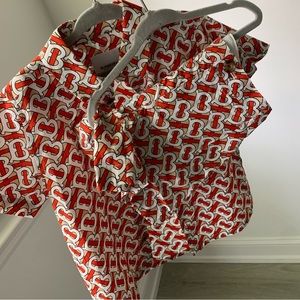 Burberry kids monogram print set